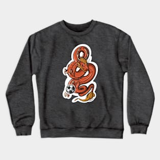 Red Dragon Soccer Crewneck Sweatshirt